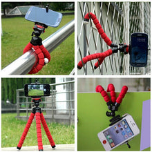 Load image into Gallery viewer, Phone holder Selfie Flexible Octopus tripod Stand