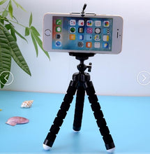 Load image into Gallery viewer, Phone holder Selfie Flexible Octopus tripod Stand