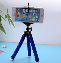 Load image into Gallery viewer, Phone holder Selfie Flexible Octopus tripod Stand