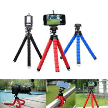 Load image into Gallery viewer, Phone holder Selfie Flexible Octopus tripod Stand