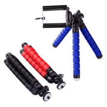 Load image into Gallery viewer, Phone holder Selfie Flexible Octopus tripod Stand